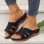 2026 Summer New Women's Lightweight, Non-Slip Wedge Sandals for Commuting