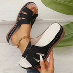 2026 Summer New Women's Lightweight, Non-Slip Wedge Sandals for Commuting